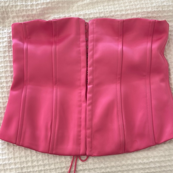 Danielle Guizio Tops - Danielle Guizio Pink Corset